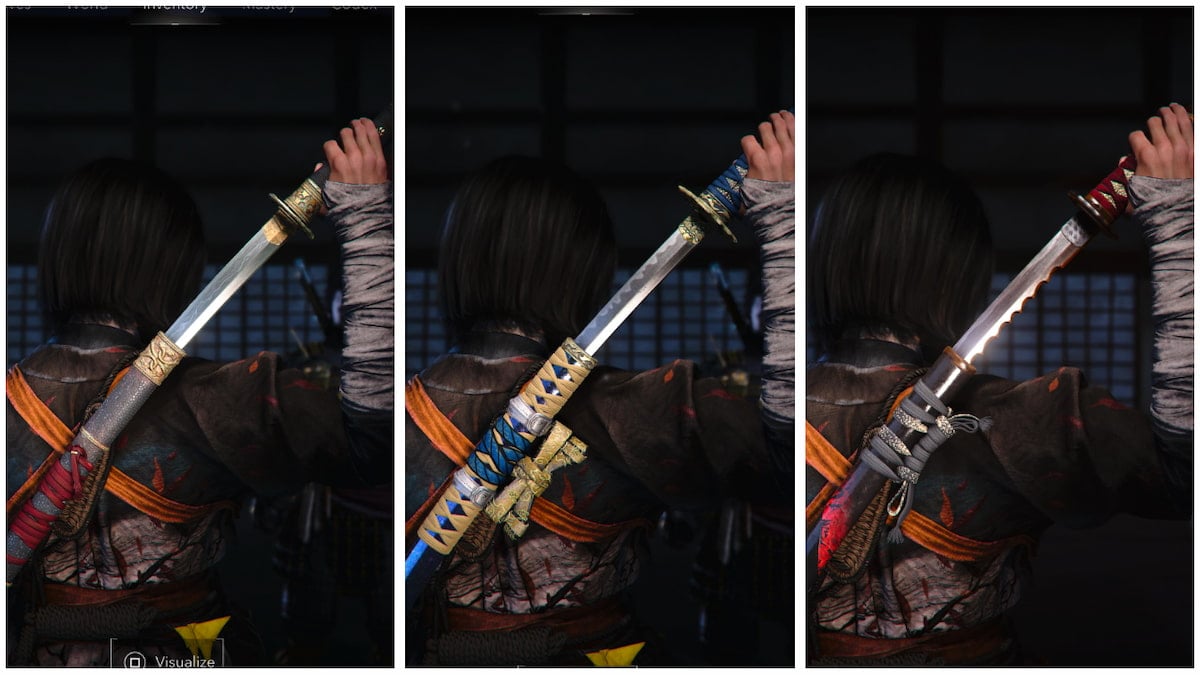 Iga's Flame, Masked Death, and Bloodshade Legendary Katanas