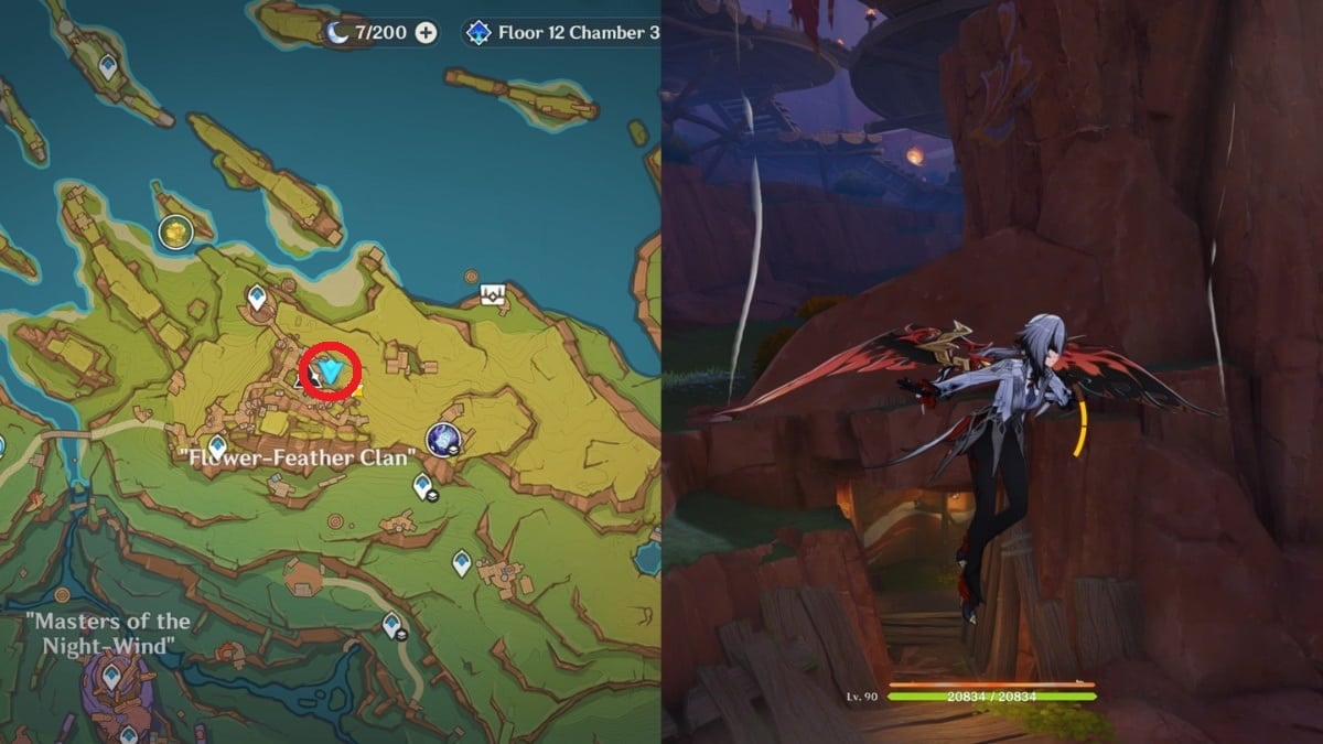 Flower-Feather Clan Secret trove location