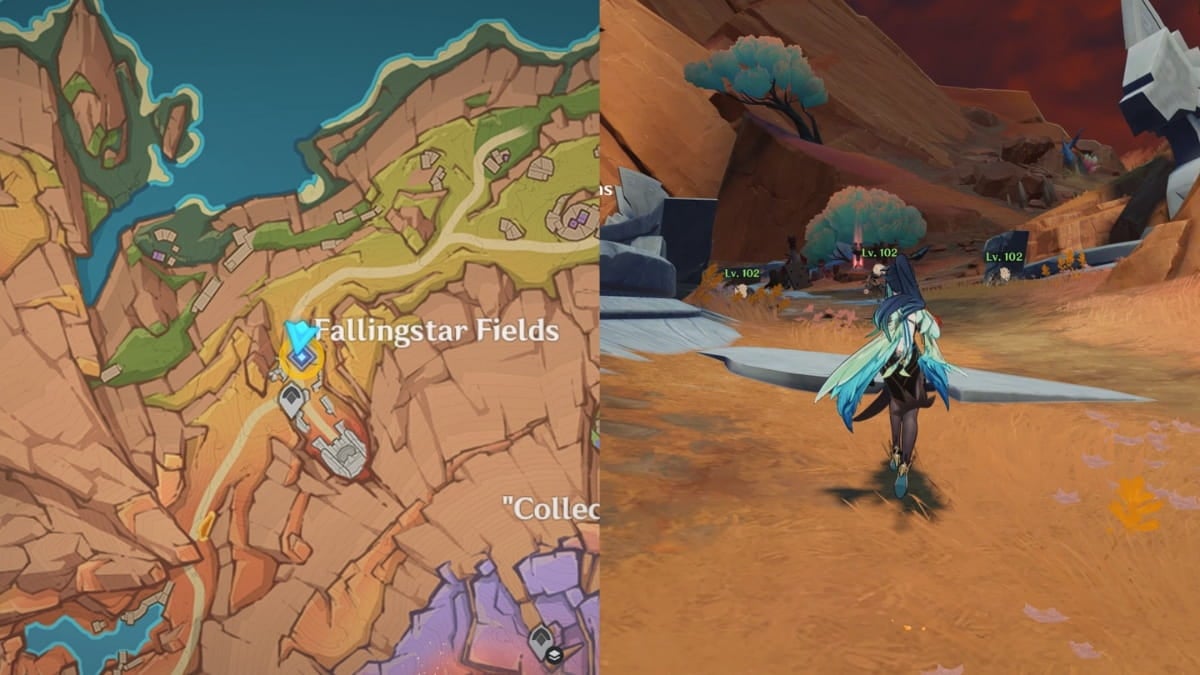 Investigator of Ancient Ruins quest location in Fallingstar Fields