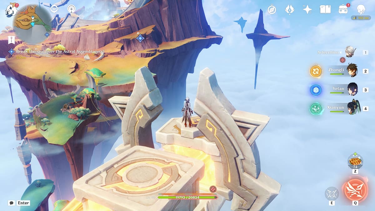 riding the Secret Source Dragon Idol to reach the Flame-Melding Ritual grounds