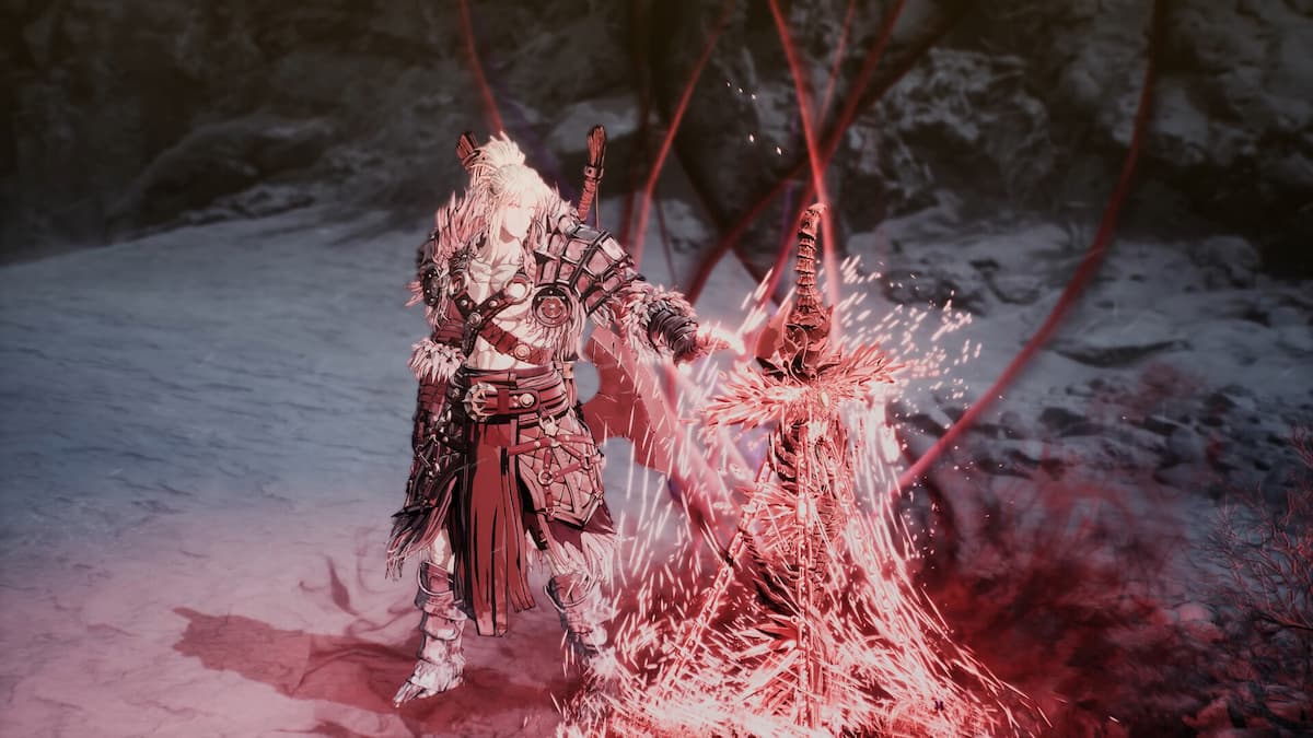 Combat scene in The First Berserker: Khazan
