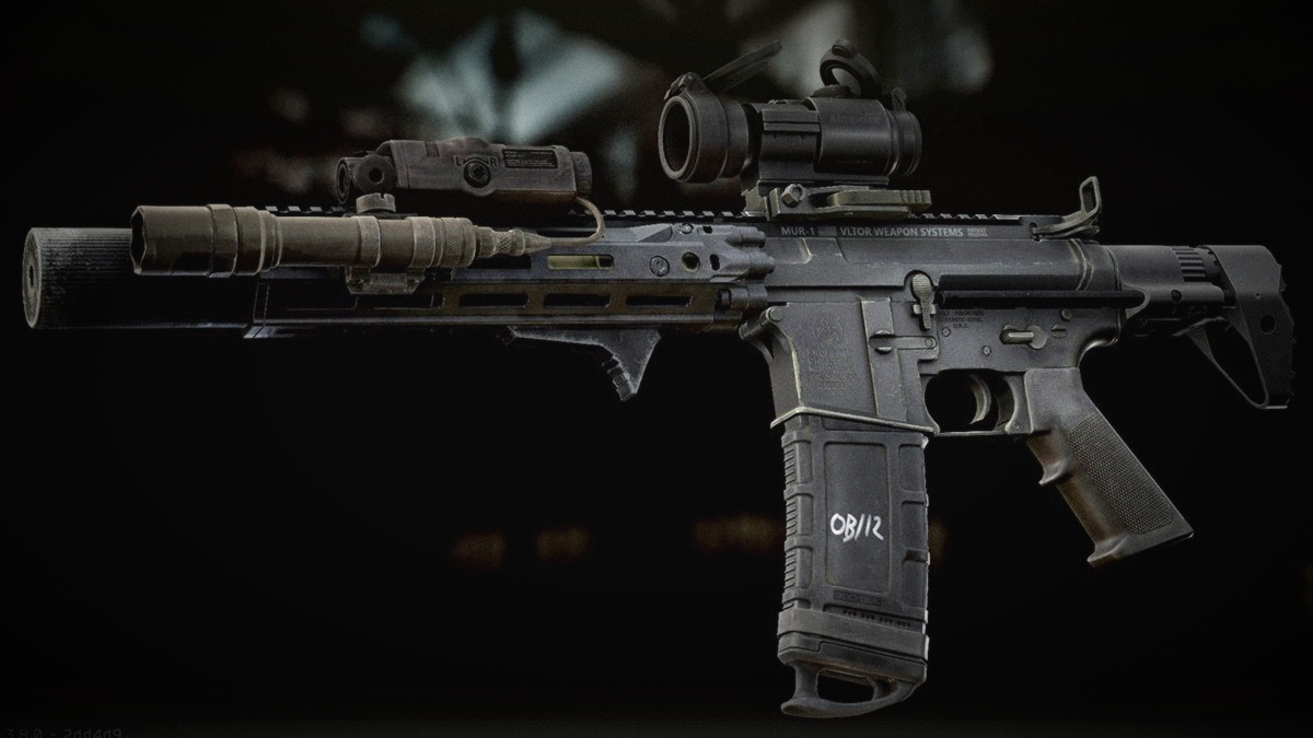 A modded, custom-built .300 AR-15 carbine from Escape From Tarkov.